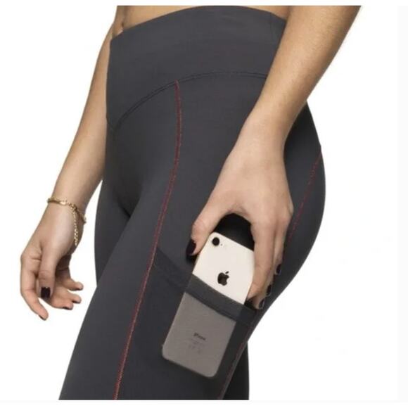 ALBA All Day Emma Cropped Legging Black Yoga Pants Size S - Picture 2 of 9